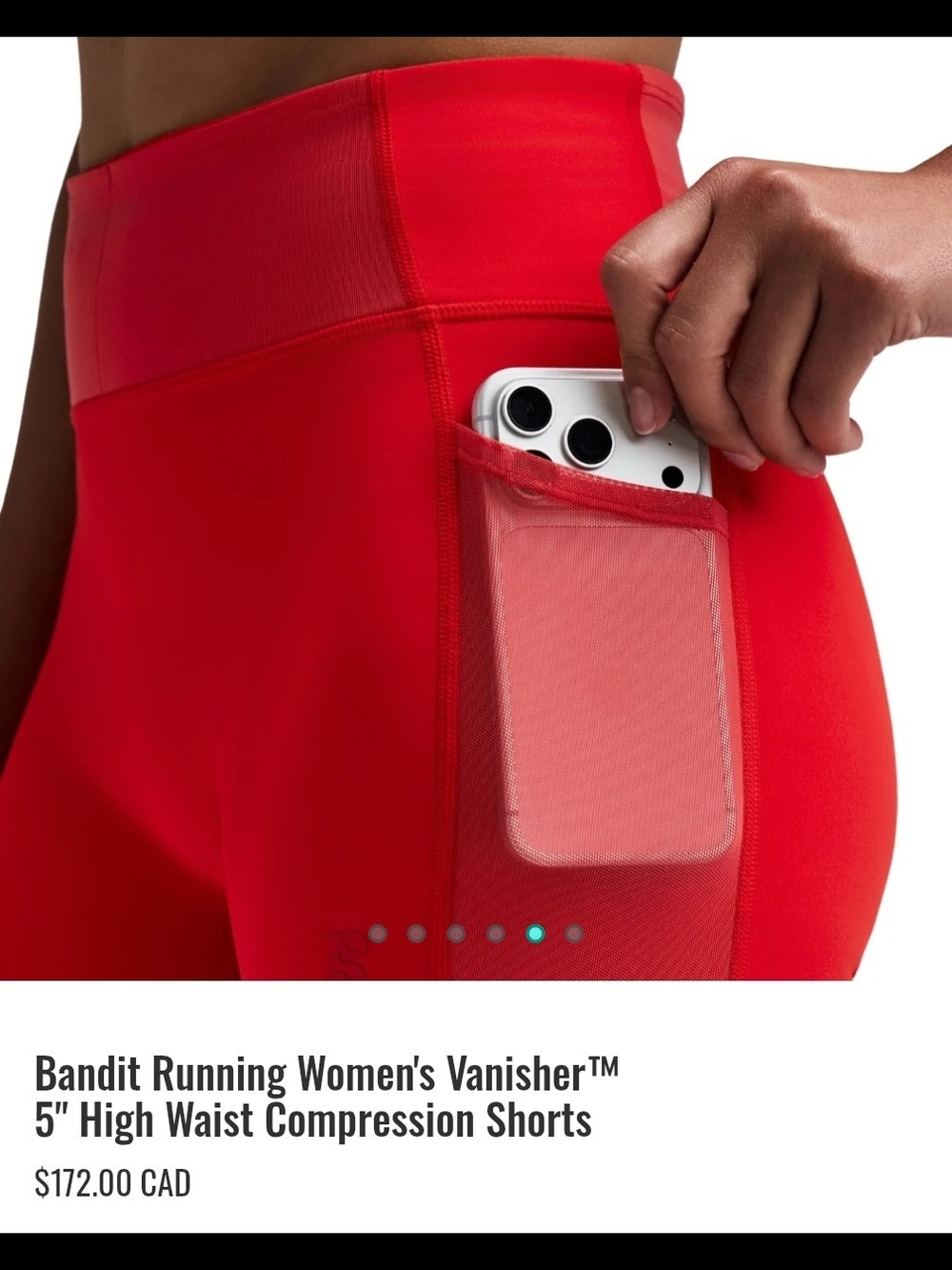 Bandit Running Women's Vanisher™ 5" High Waist Compression Shorts - Picture 6 of 9